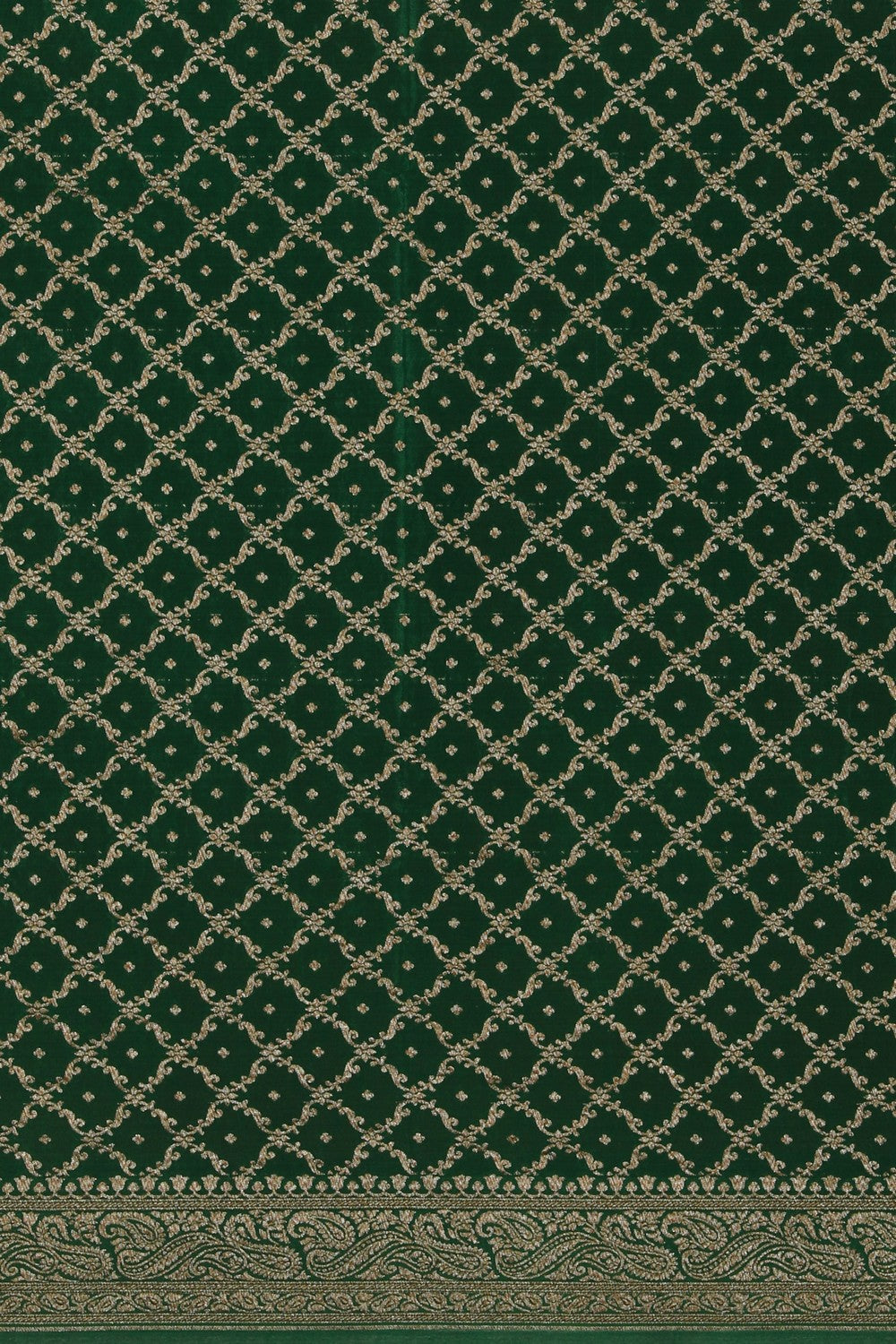 Image of Banarasi Crepe Coral Red Saree