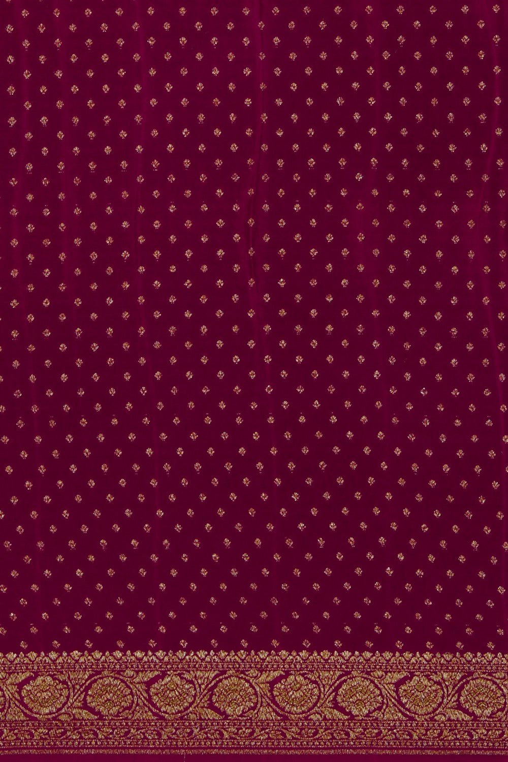 Image of Banarasi Crepe Purple Saree