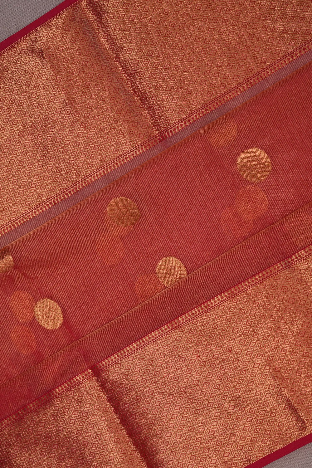 Image of Maheshwari Tissue Silk Pink Saree