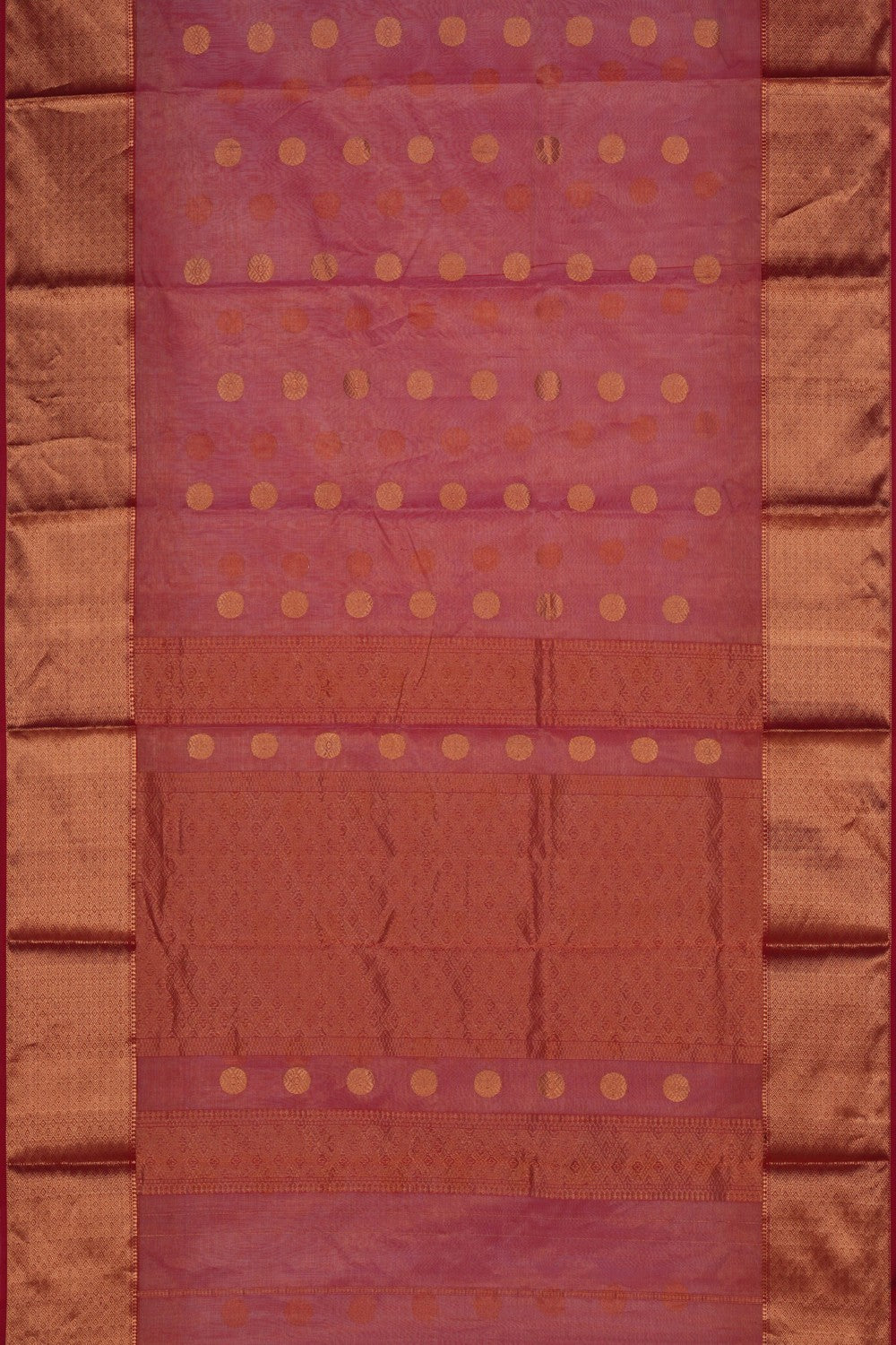 Image of Maheshwari Tissue Silk Pink Saree