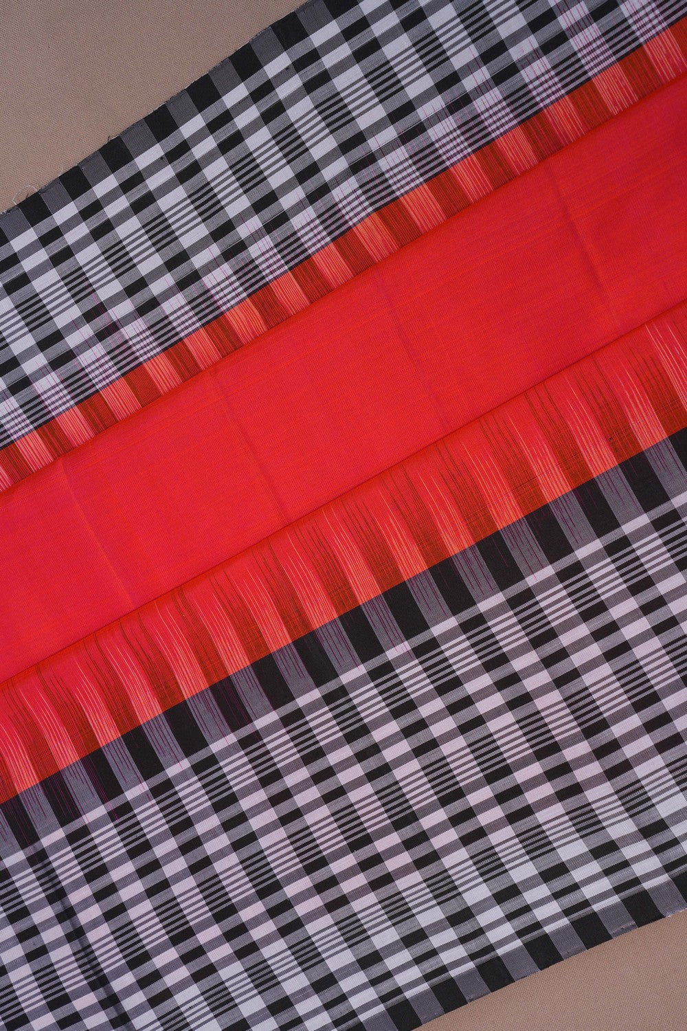 Image of South Silk Fuchsia Pink Saree