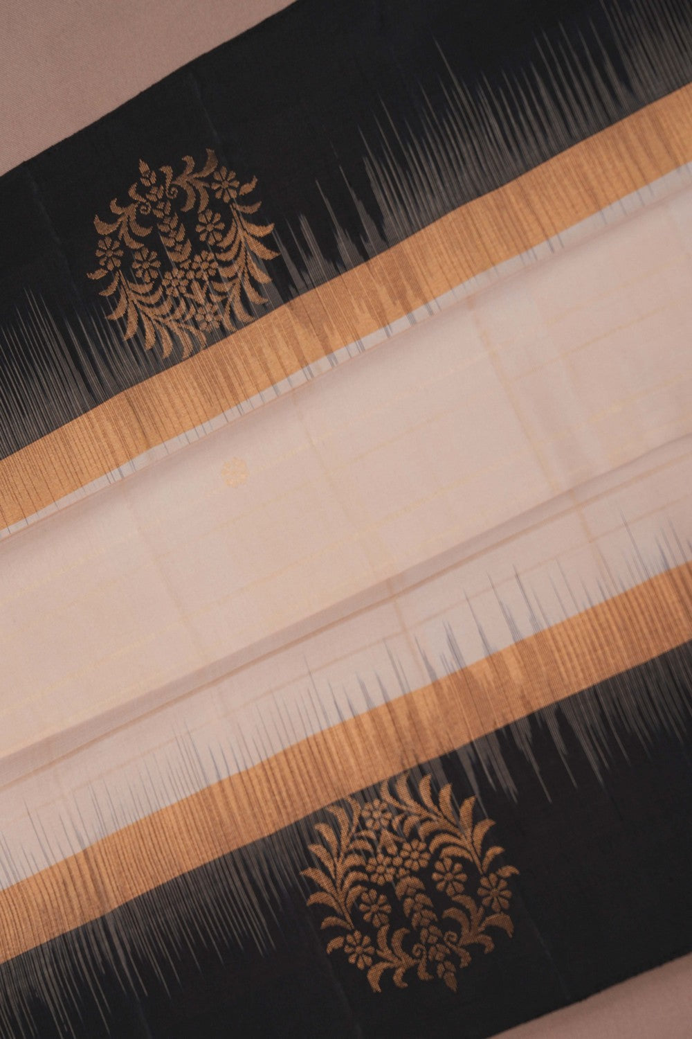 Image of South Silk Cream Saree