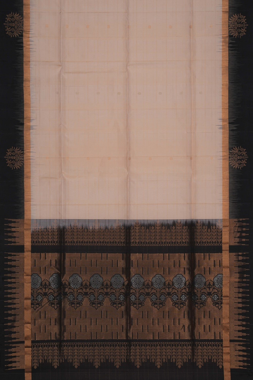 Image of South Silk Cream Saree