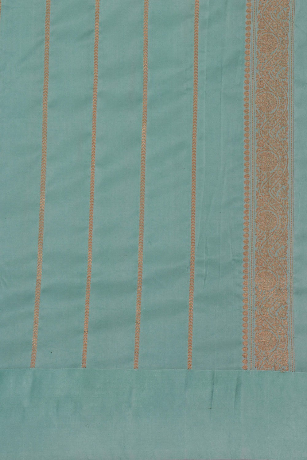 Image of Chanderi Silk Sea Green Saree