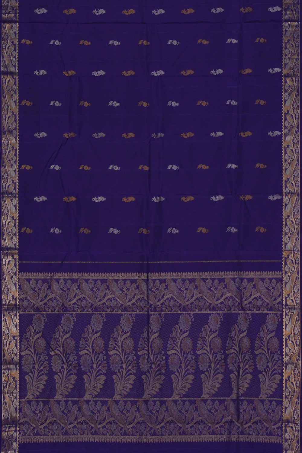 Image of Arani Silk Purple Saree