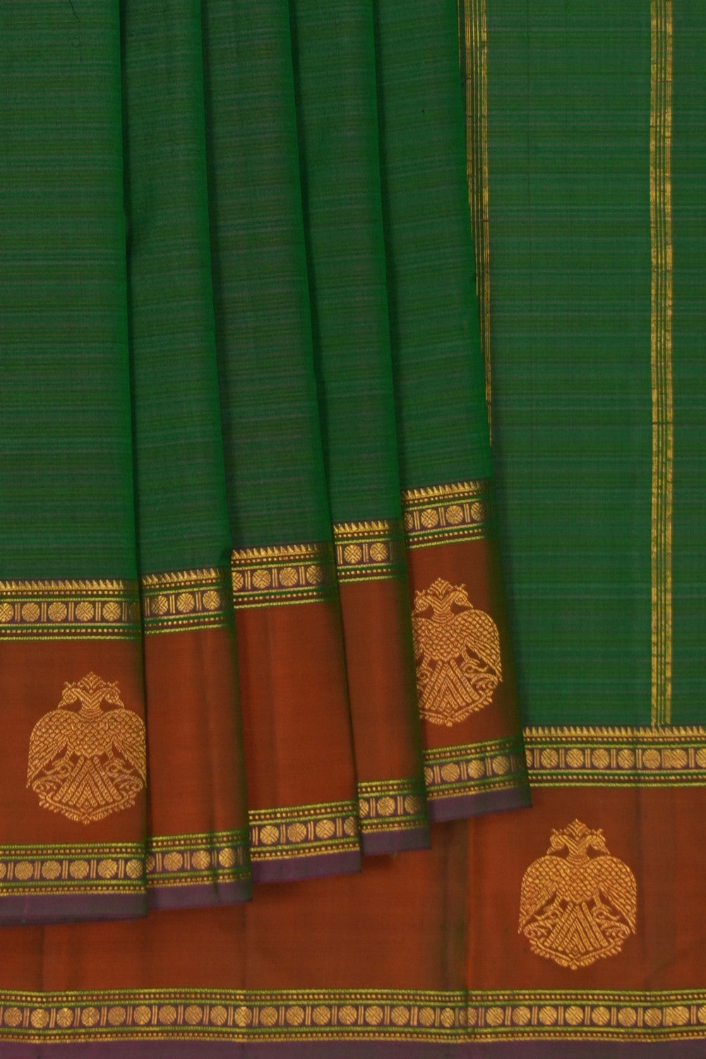 Image of Arani Silk Green Saree