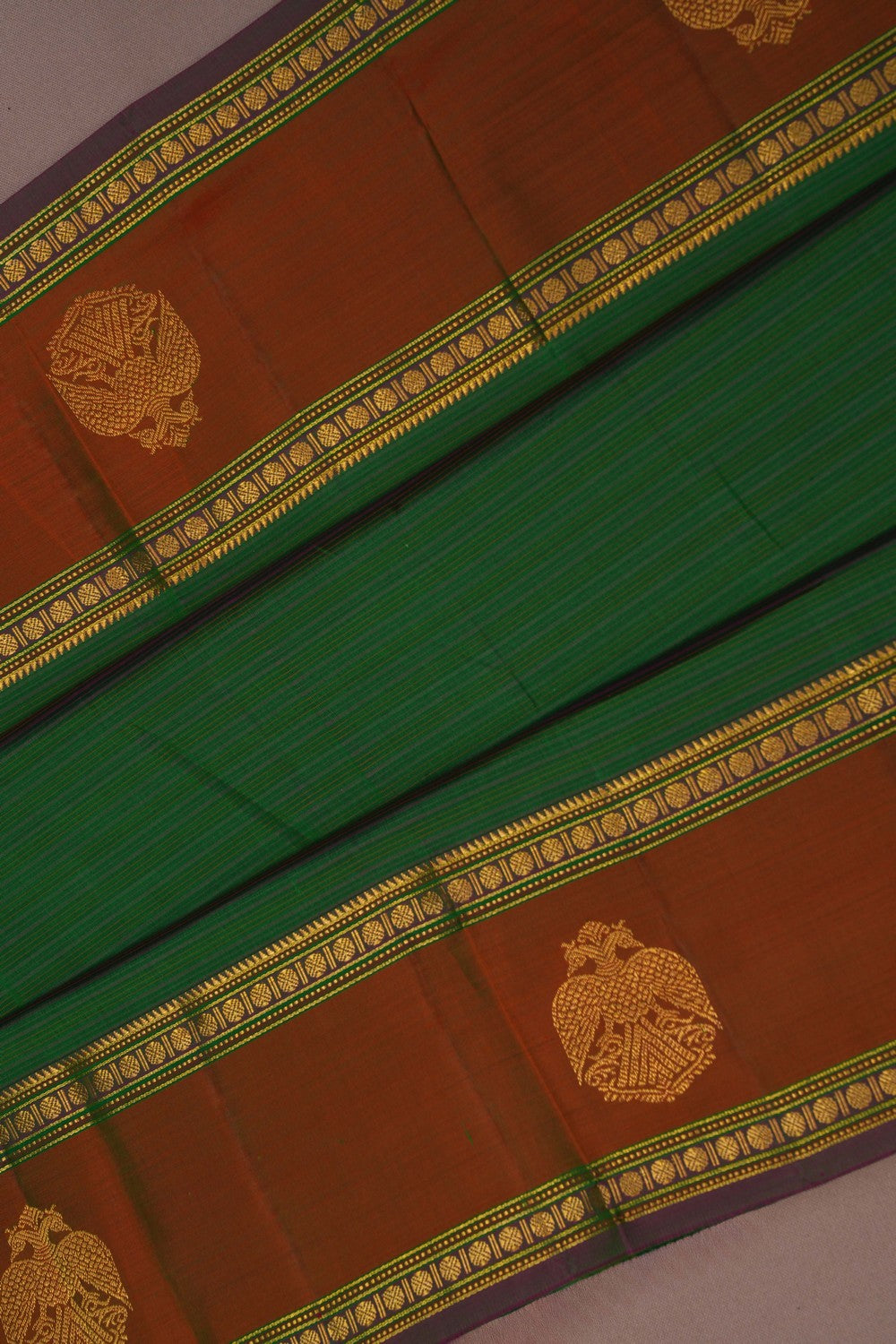 Image of Arani Silk Green Saree