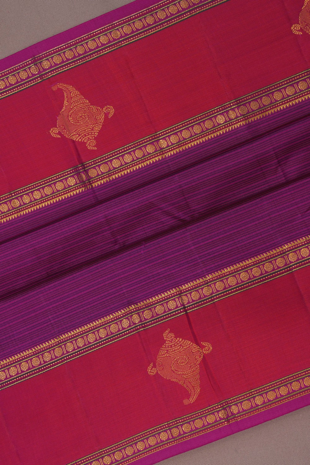 Image of Arani Silk Magenta Saree