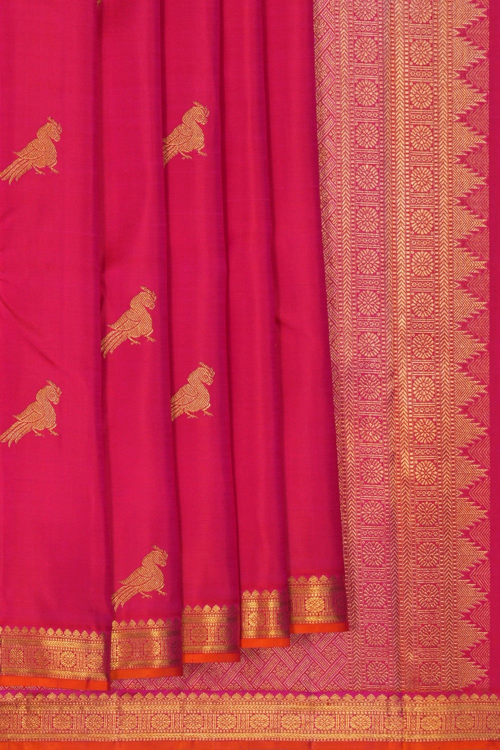 Image of Arani Silk Pink Saree