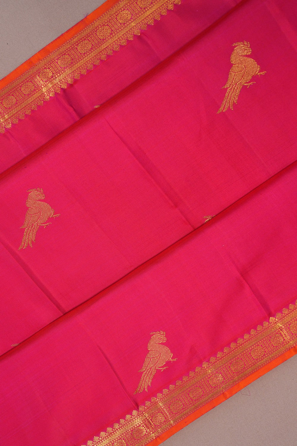Image of Arani Silk Pink Saree
