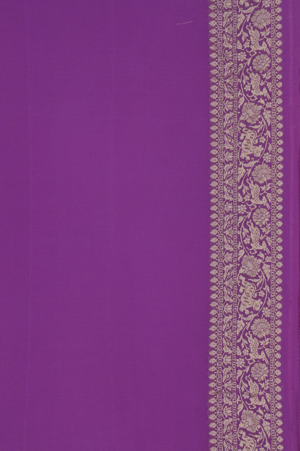 Image of Banarasi Chiffon Red Saree