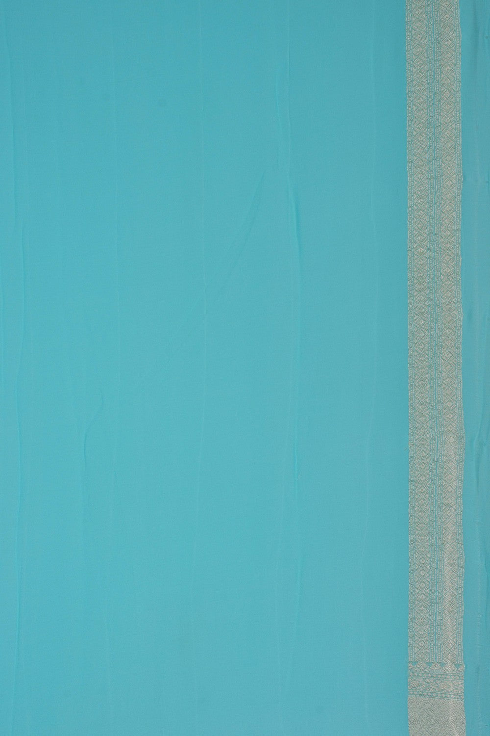 Image of Banarasi Chiffon Blue Saree