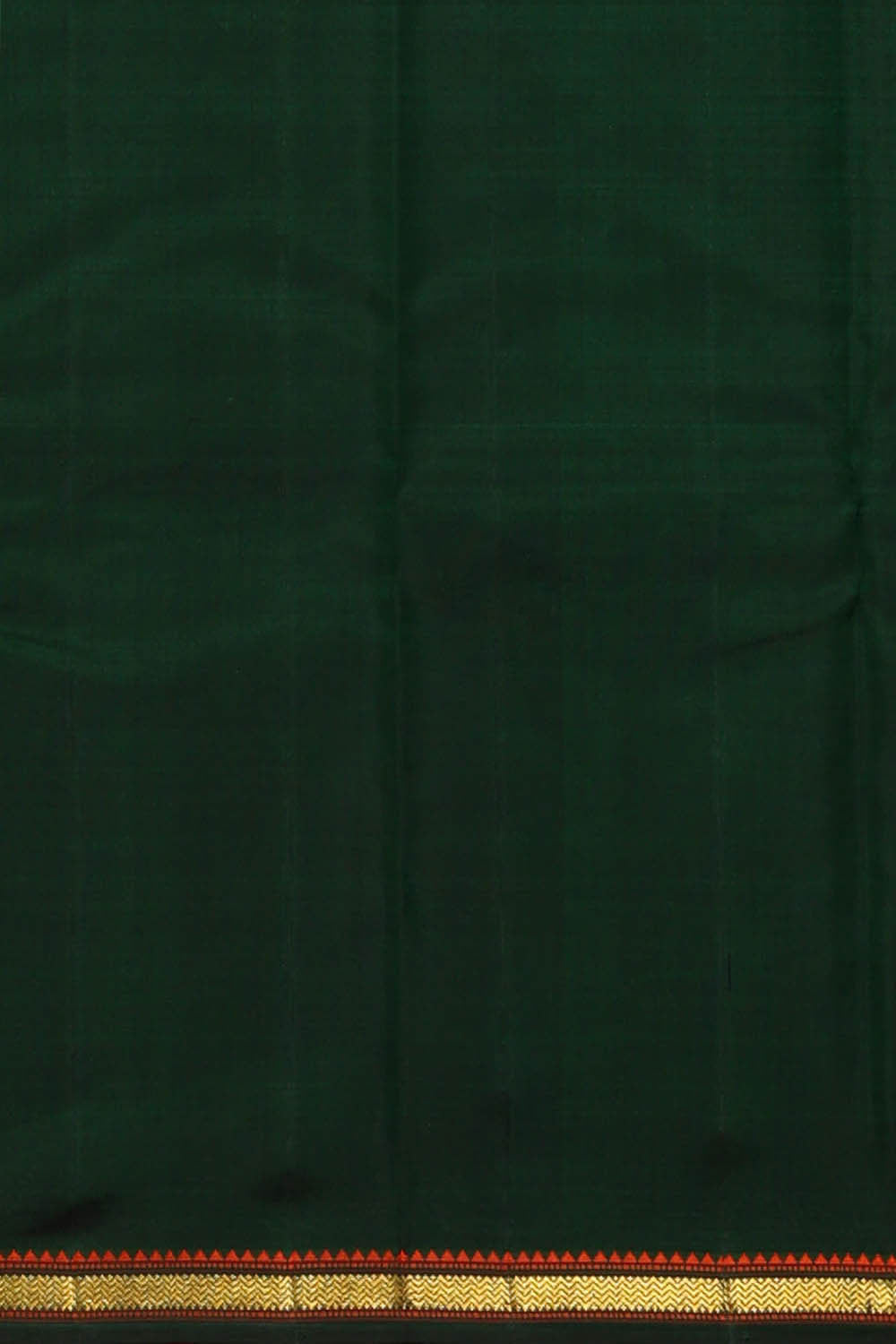 Image of Bottle Green Arani Silk Saree