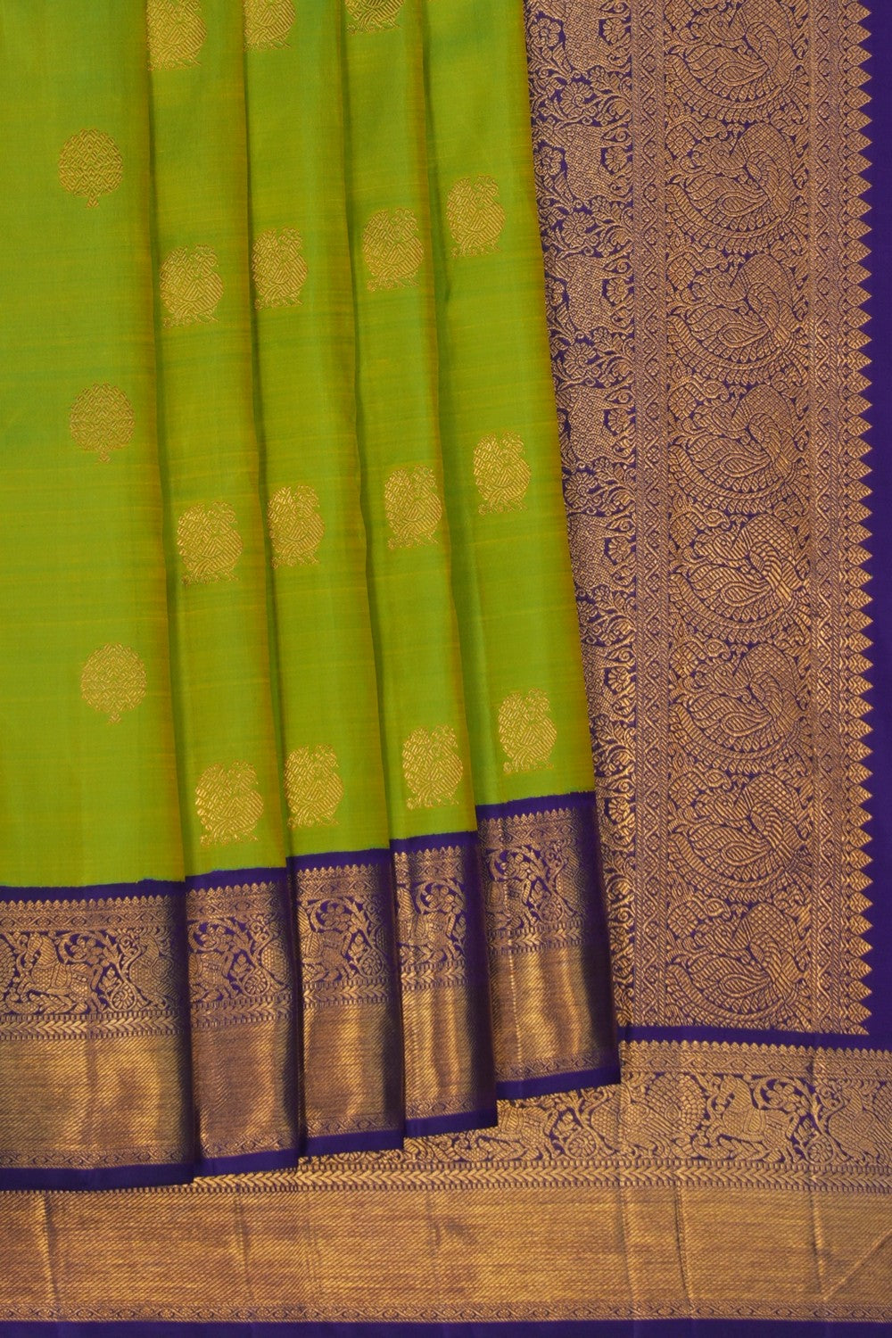 Image of Arani Silk Green Saree
