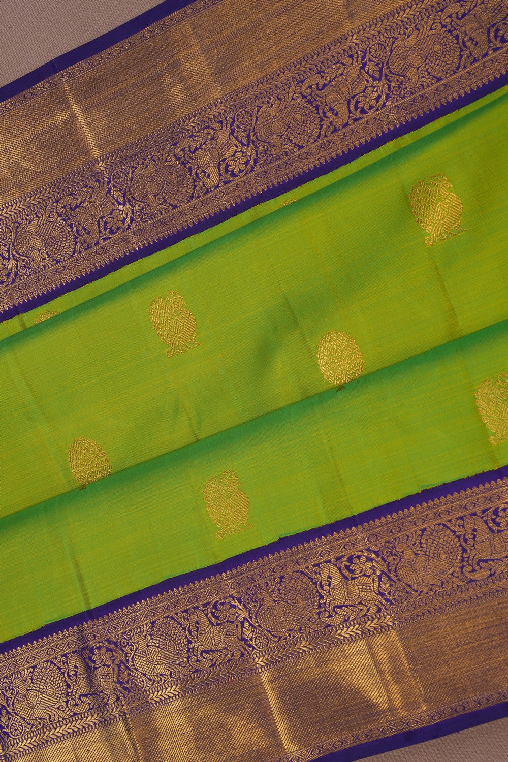 Image of Arani Silk Green Saree
