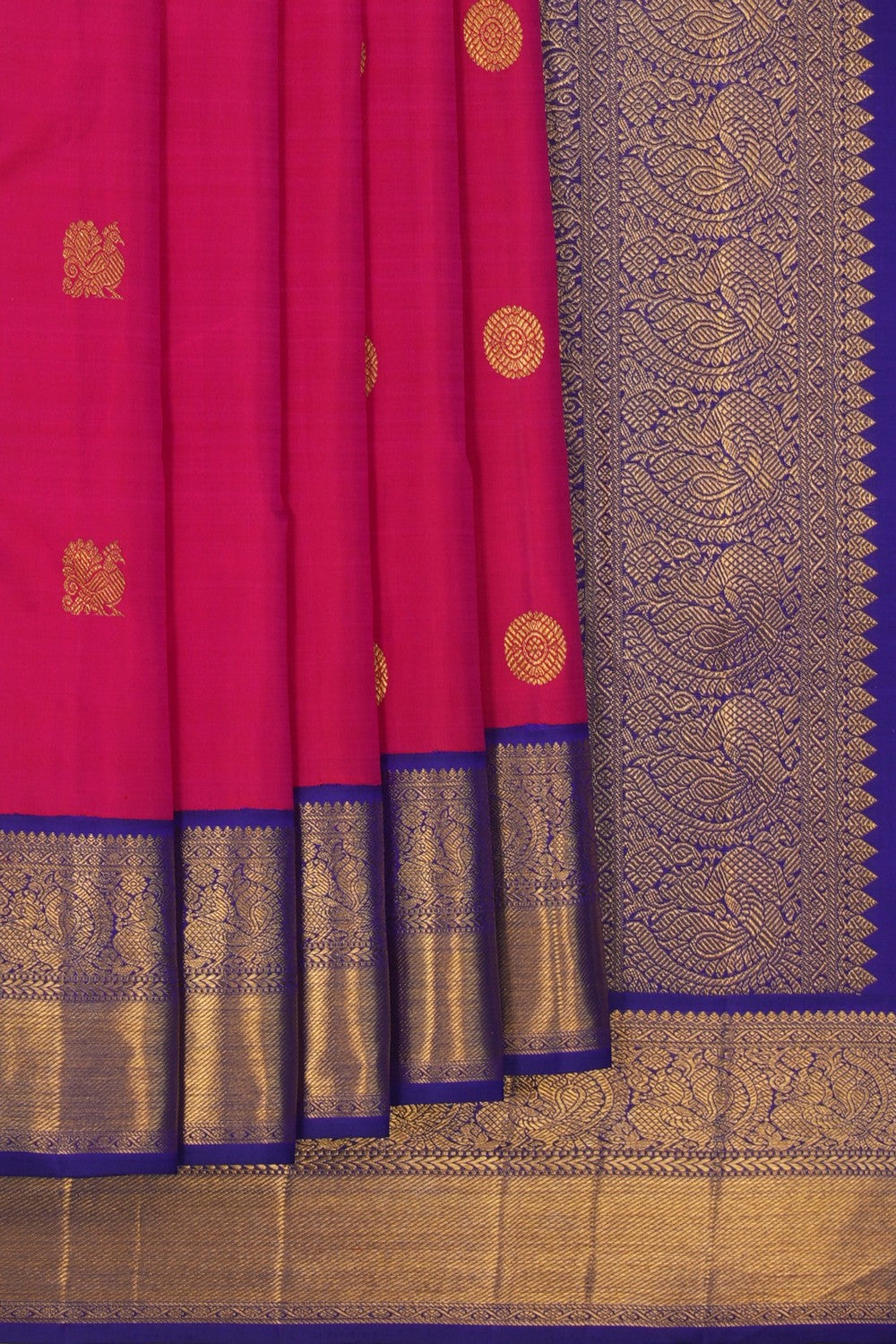 Image of Arani Silk Pink Saree