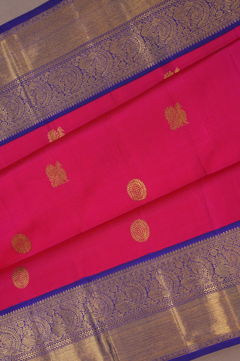 Image of Arani Silk Pink Saree