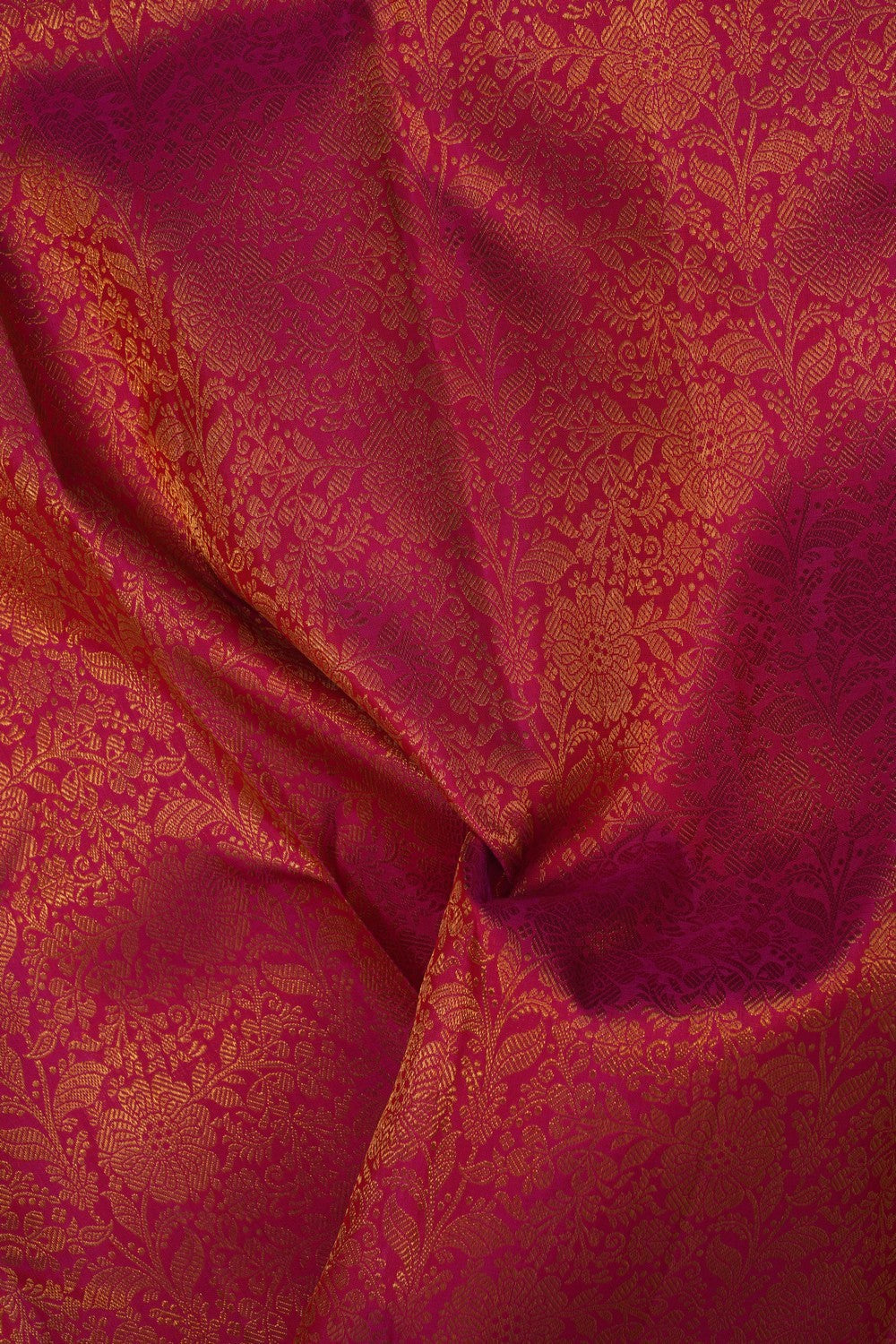 Image of Arani Brocade Silk Pink Saree
