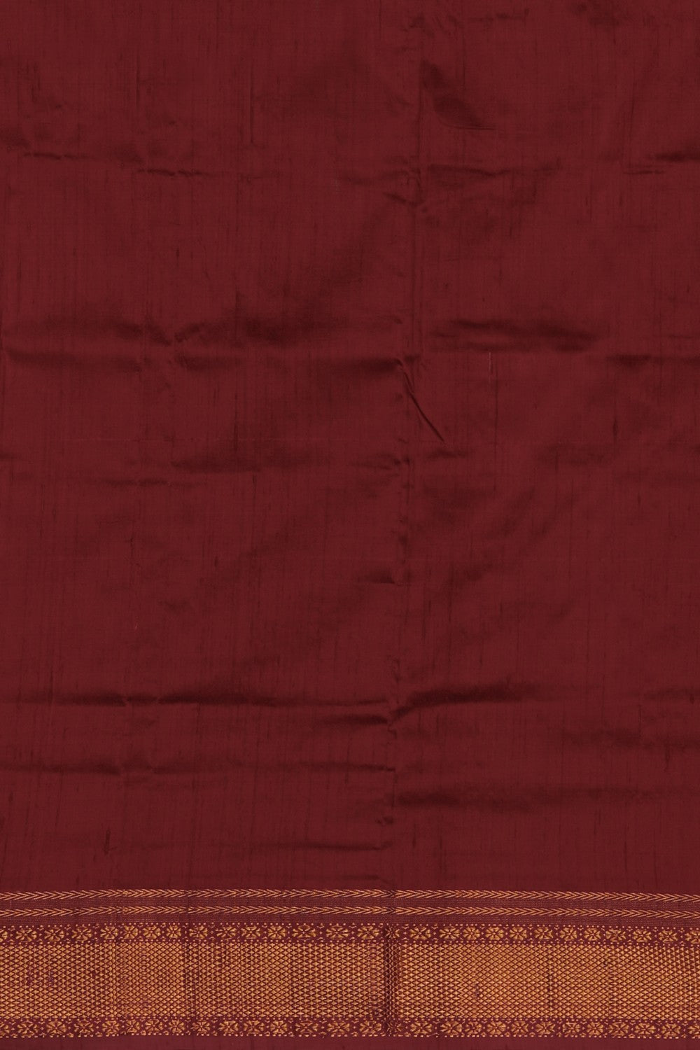 Image of Maheshwari Silk Maroon Saree