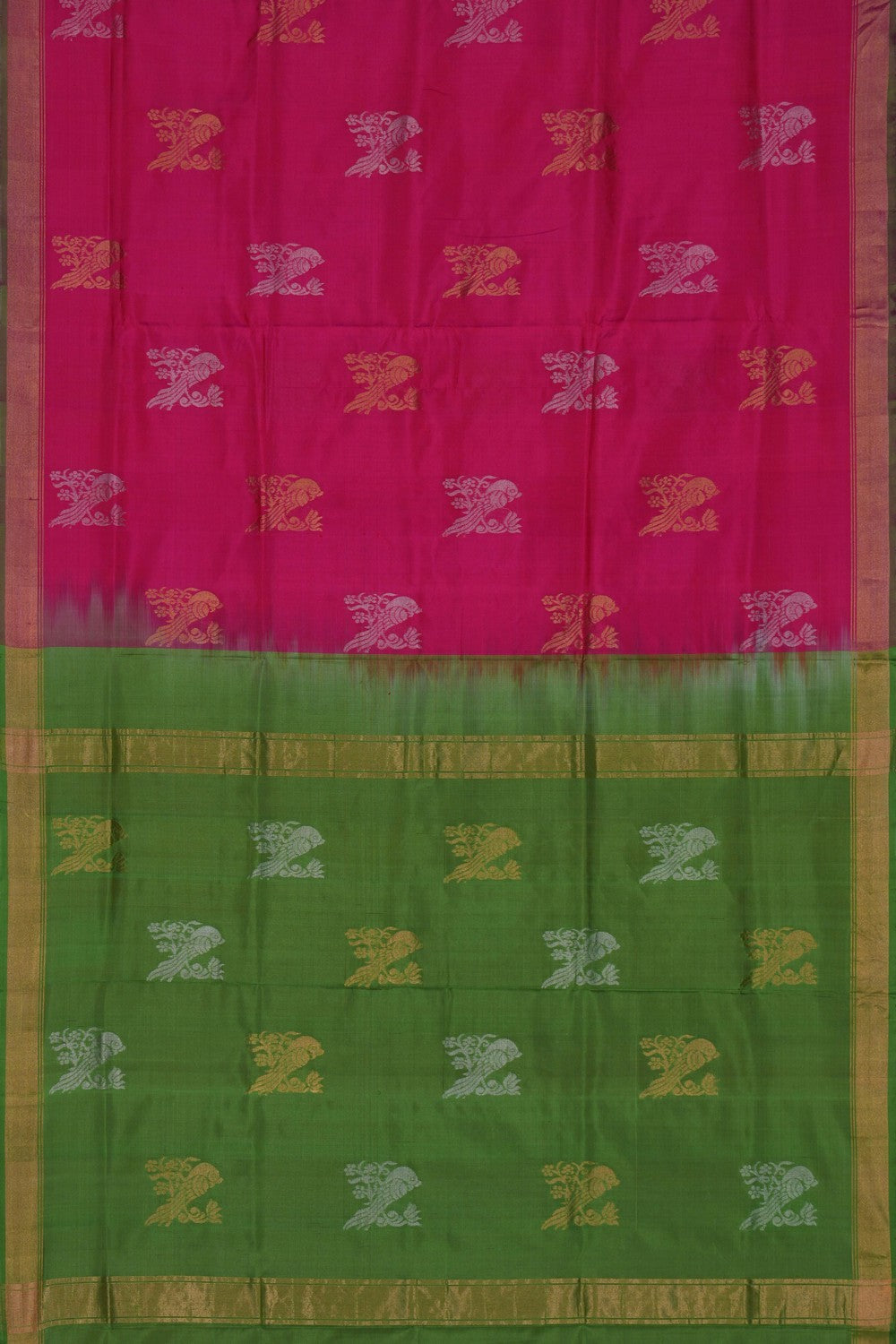 Image of Uppada Silk Pink Saree