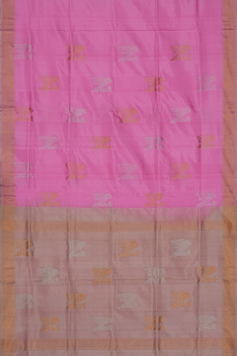 Image of Uppada Silk Pink Saree