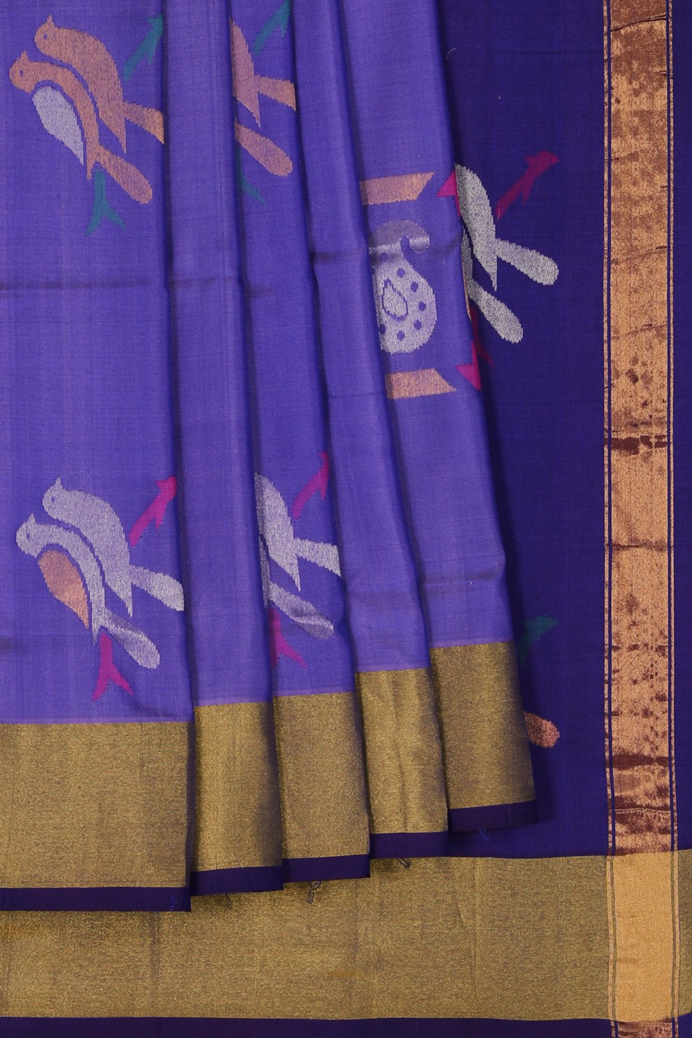 Image of Uppada Silk Purple Saree