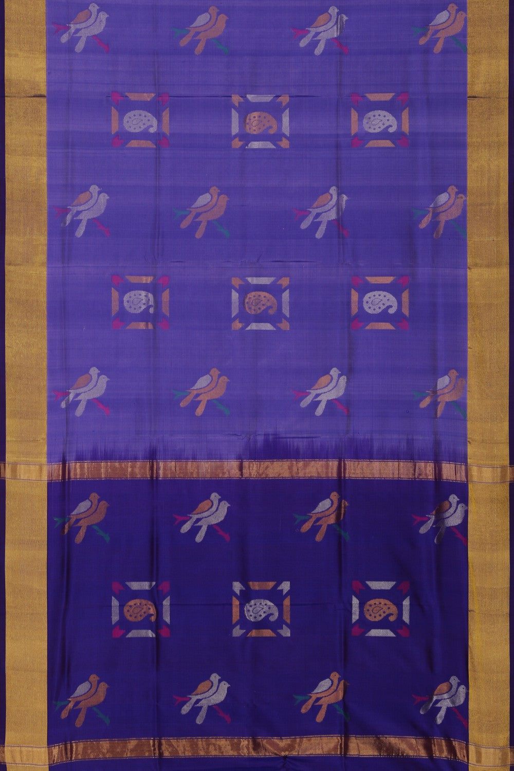 Image of Uppada Silk Purple Saree