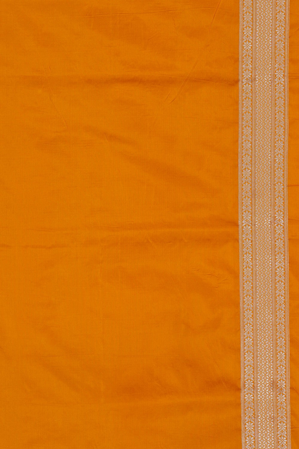 Image of Banarasi Brocade Silk Yellow Saree
