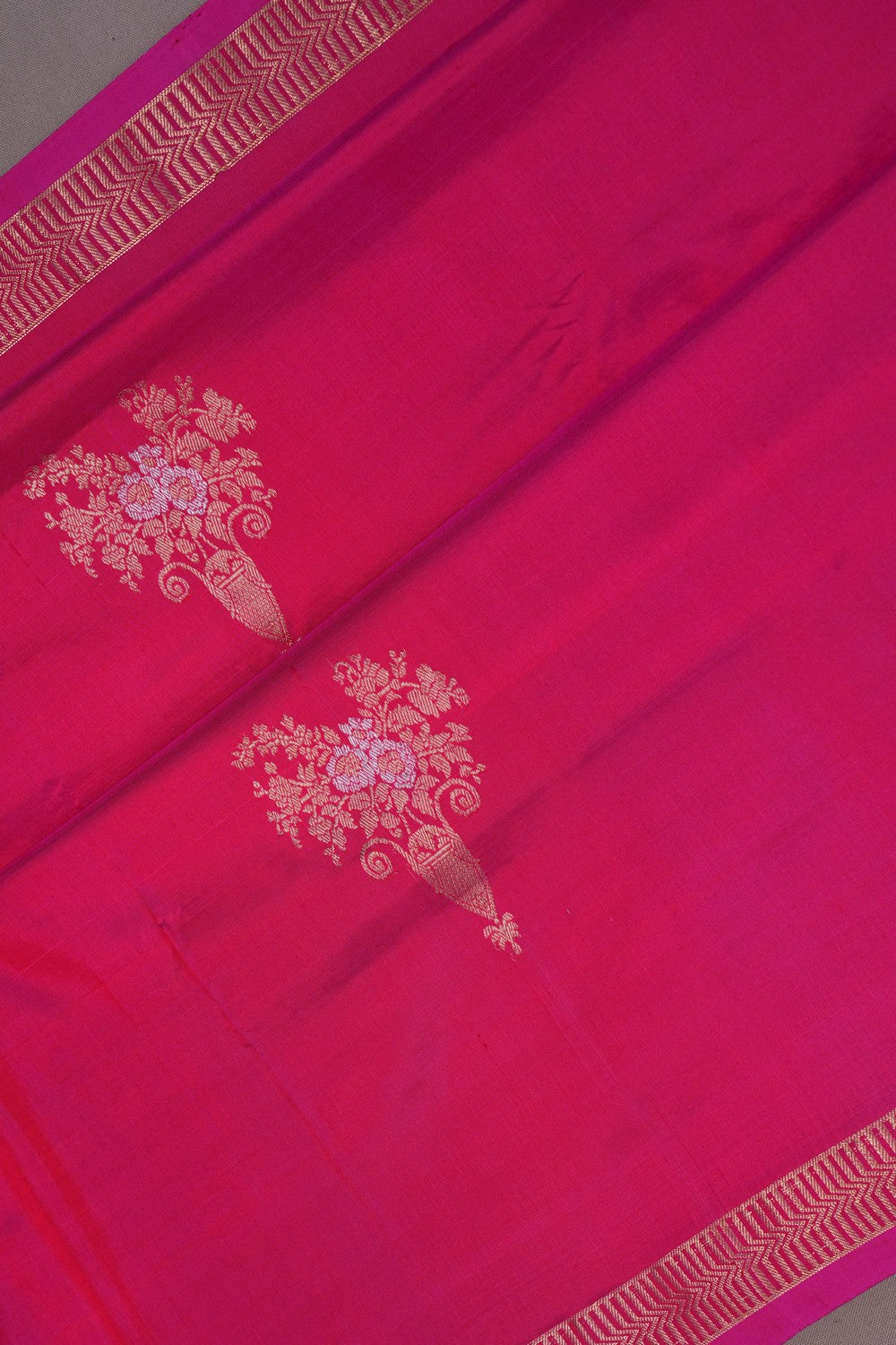 Image of Banarasi Silk Pink Saree