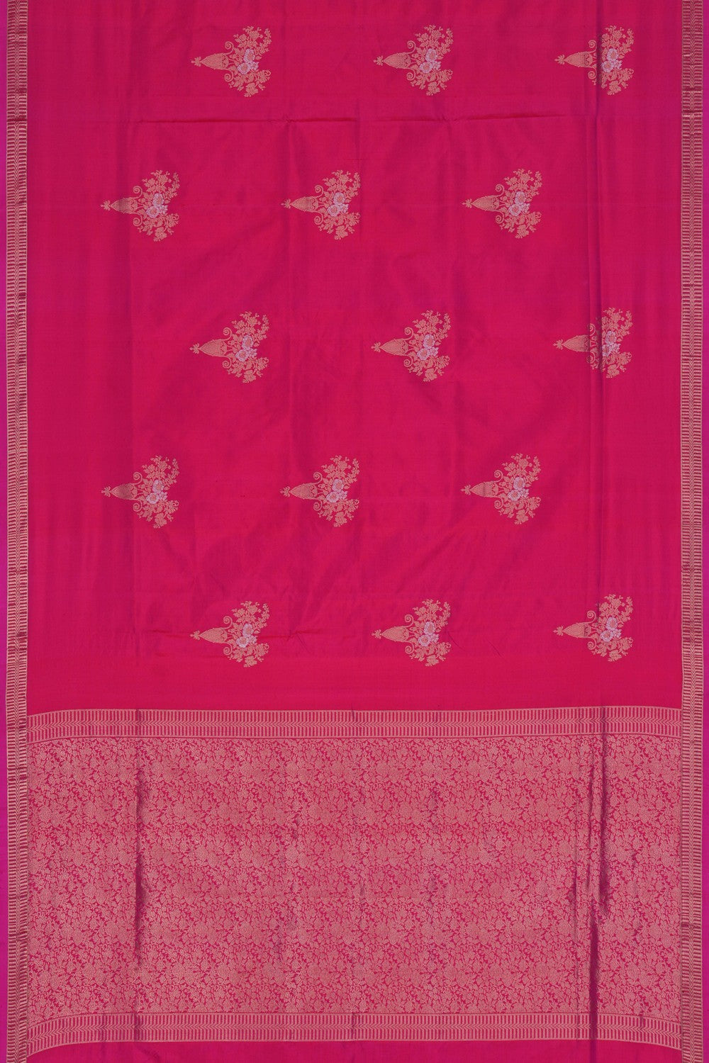 Image of Banarasi Silk Pink Saree