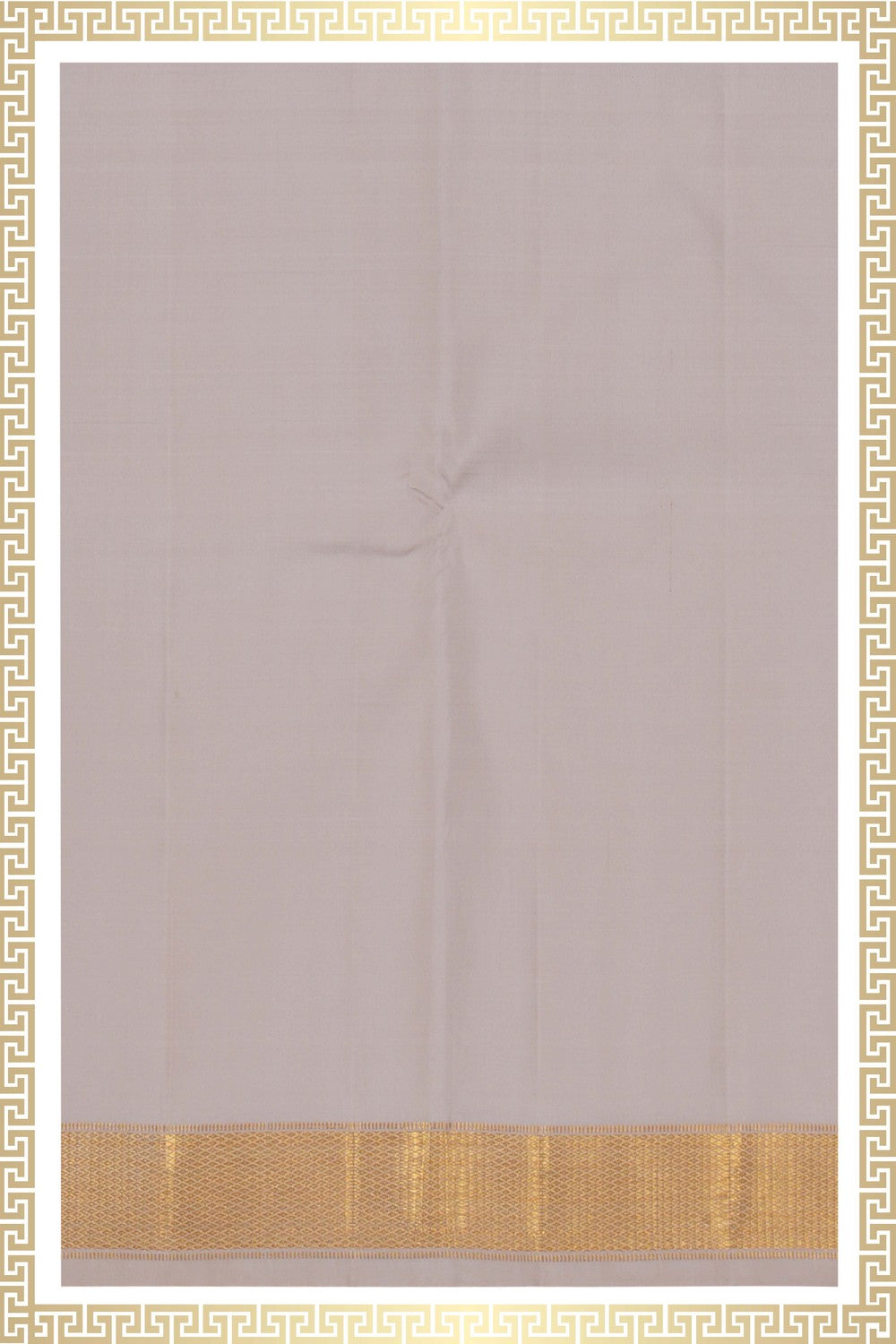 Image of Arani Silk Off-White Dhoti With Kanduva (8 X 4) 3 Pcs Set