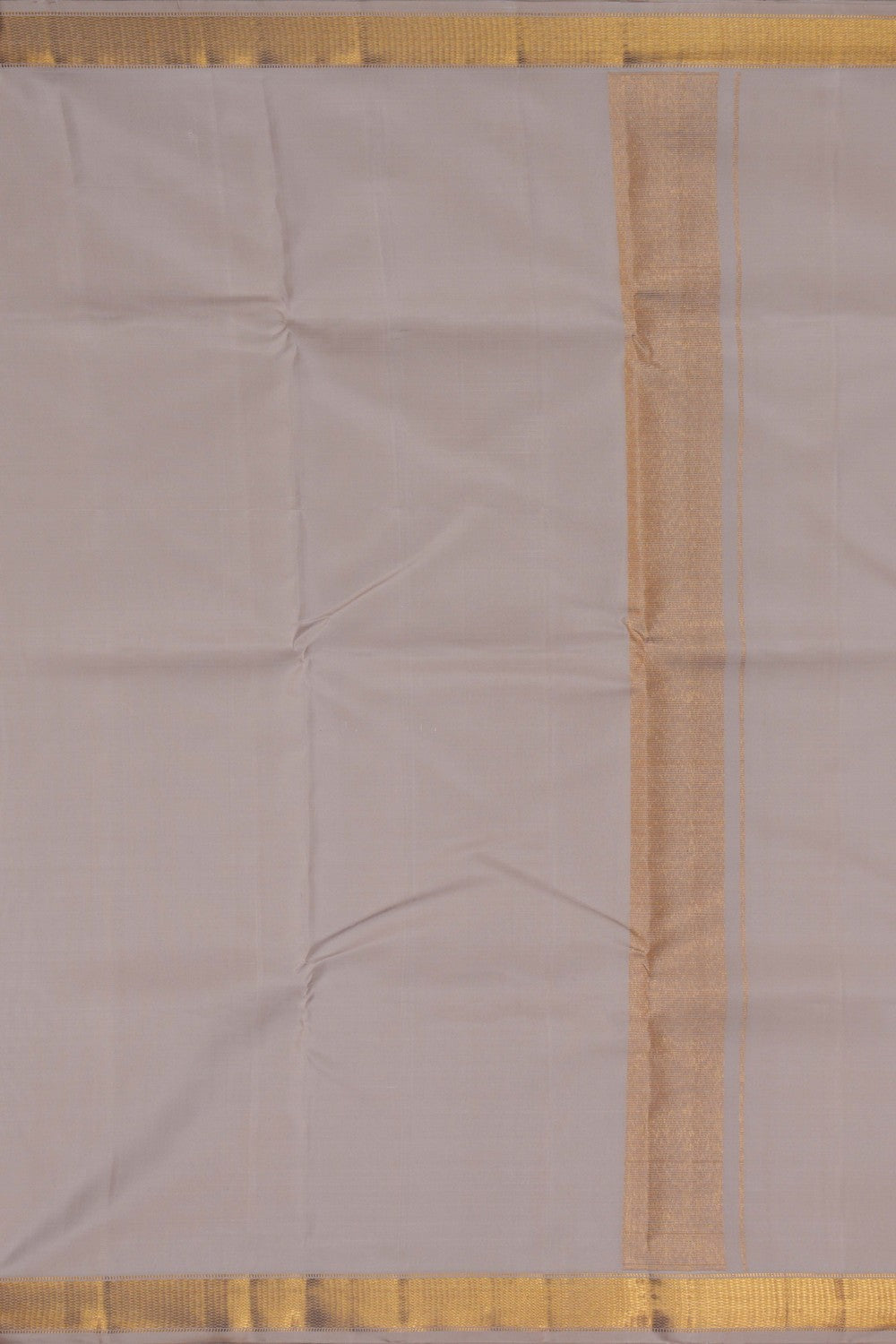 Image of Arani Silk Off-White Dhoti With Kanduva (8 X 4) 3 Pcs Set