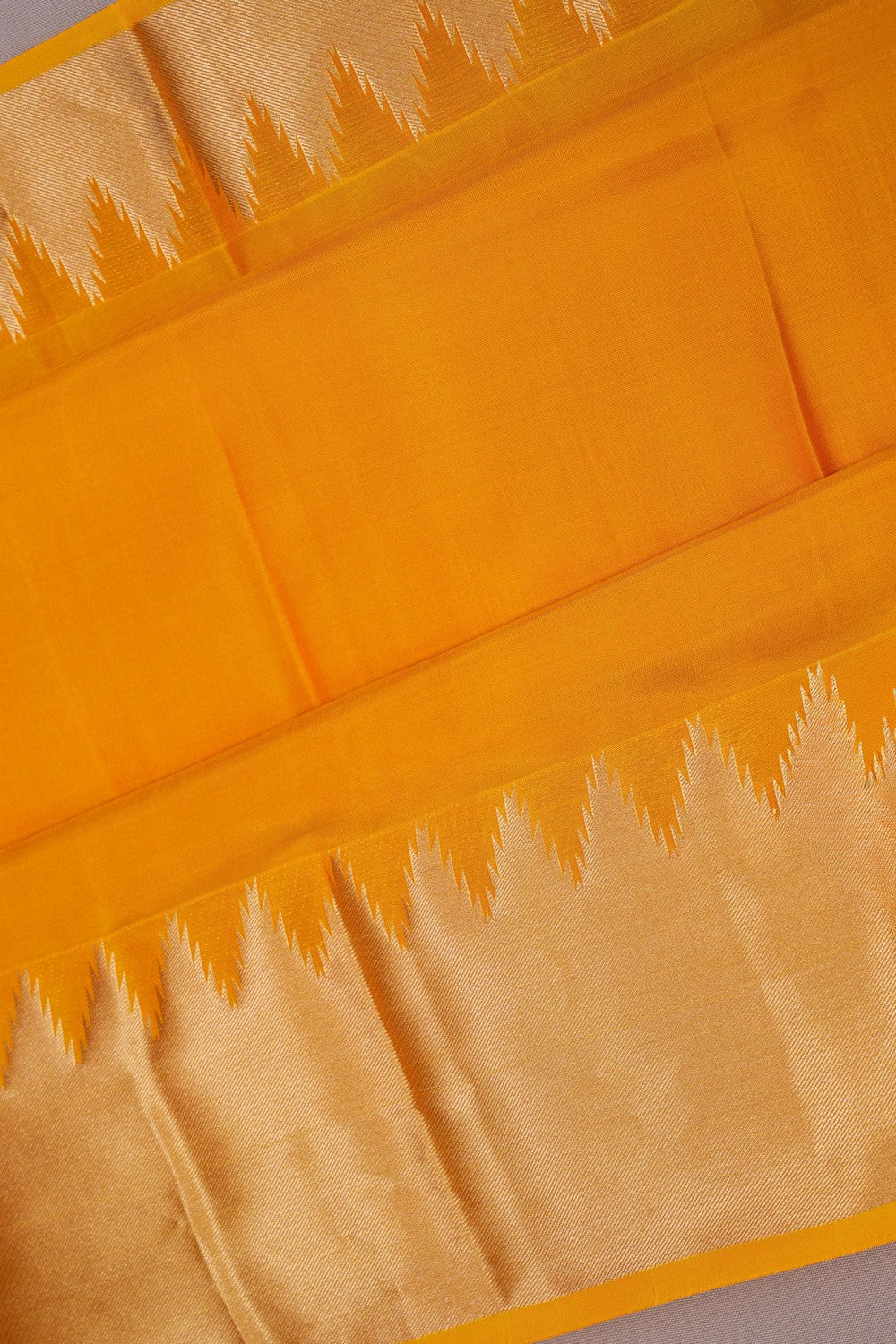 Image of South Silk Yellow Saree