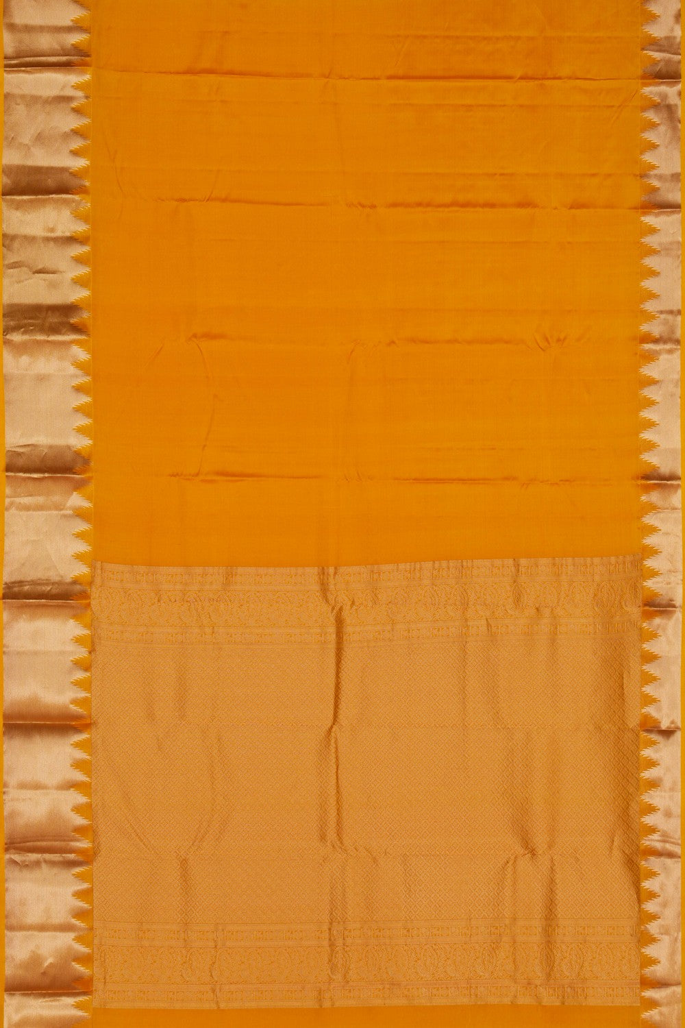 Image of South Silk Yellow Saree