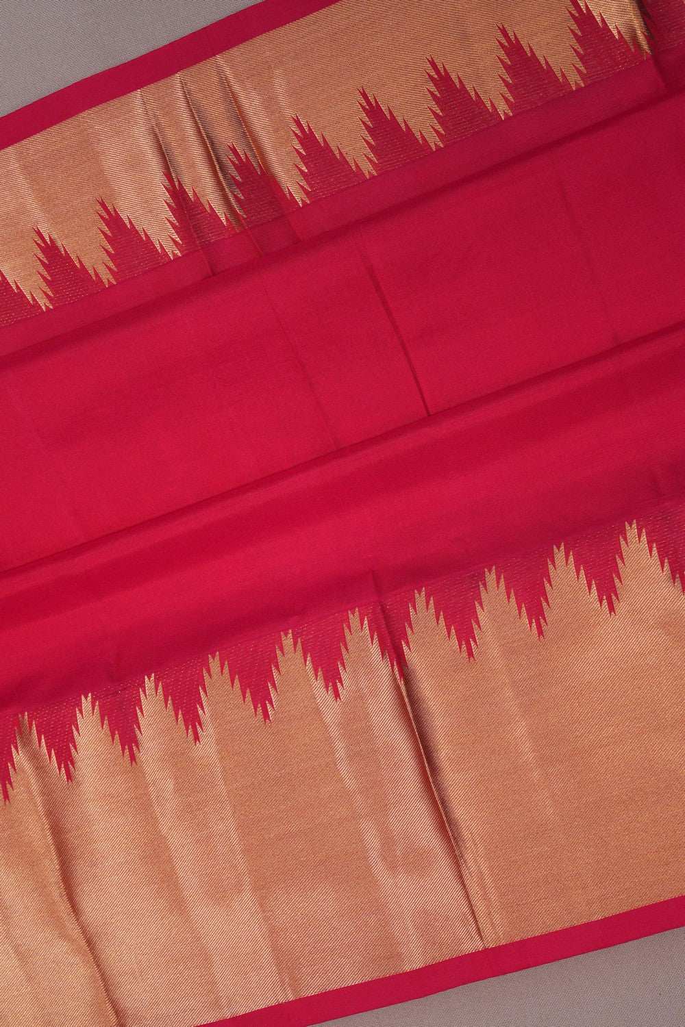 Image of South Silk Red Saree
