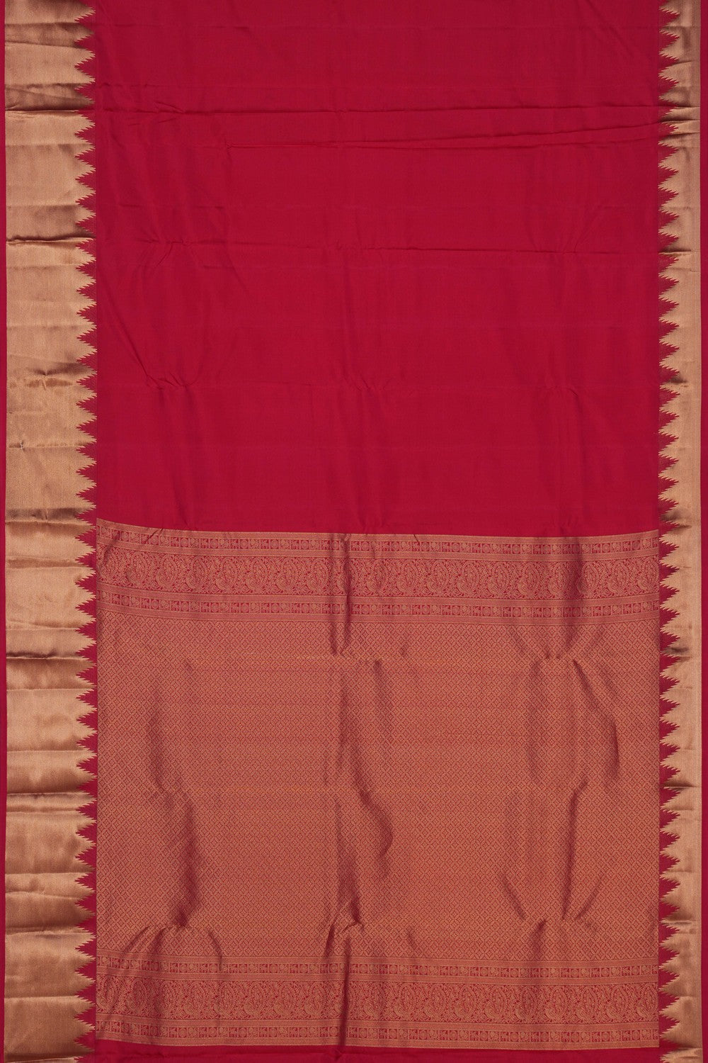 Image of South Silk Red Saree