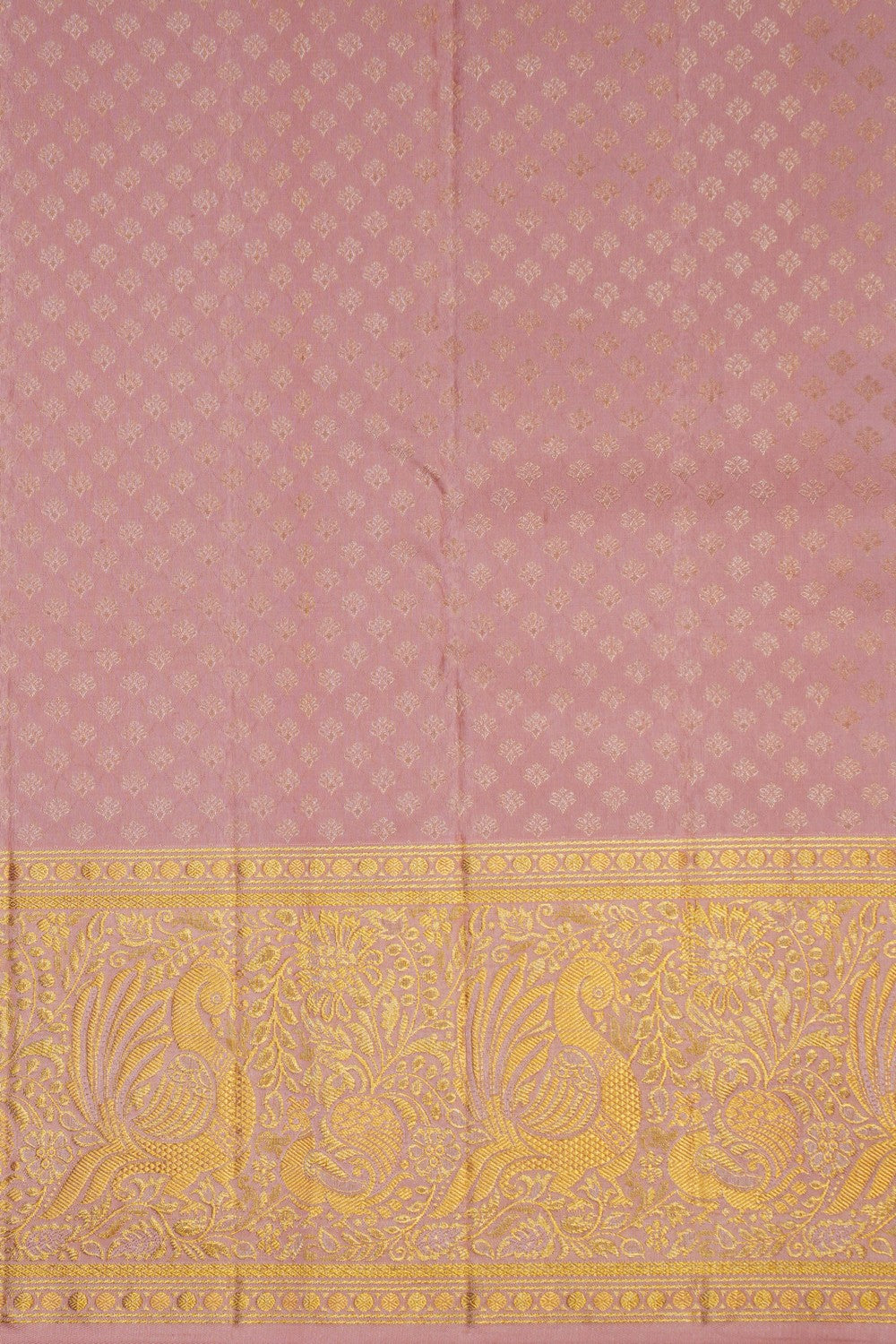 Image of Kanchipattu Tissue Brocade Peach Saree
