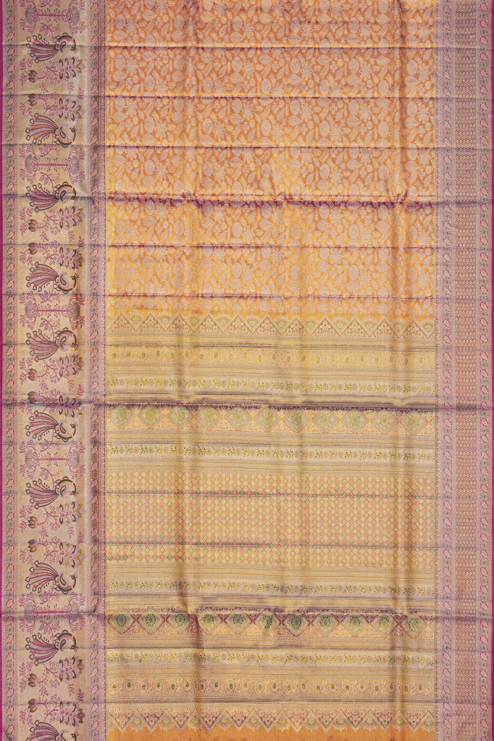 Image of Kanchipattu Tissue Brocade Pink Saree