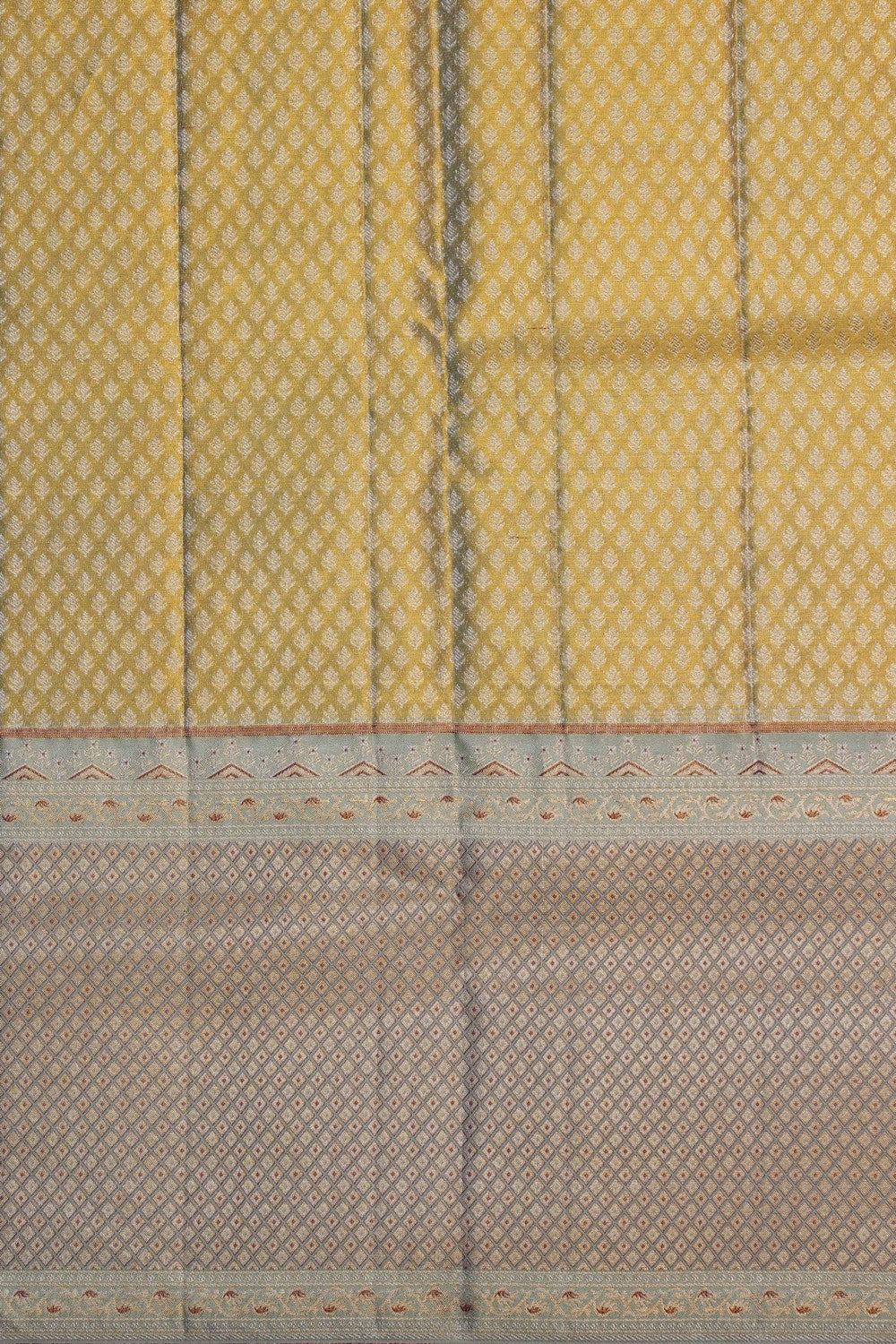 Image of Kanchipattu Tissue Brocade Gold Saree