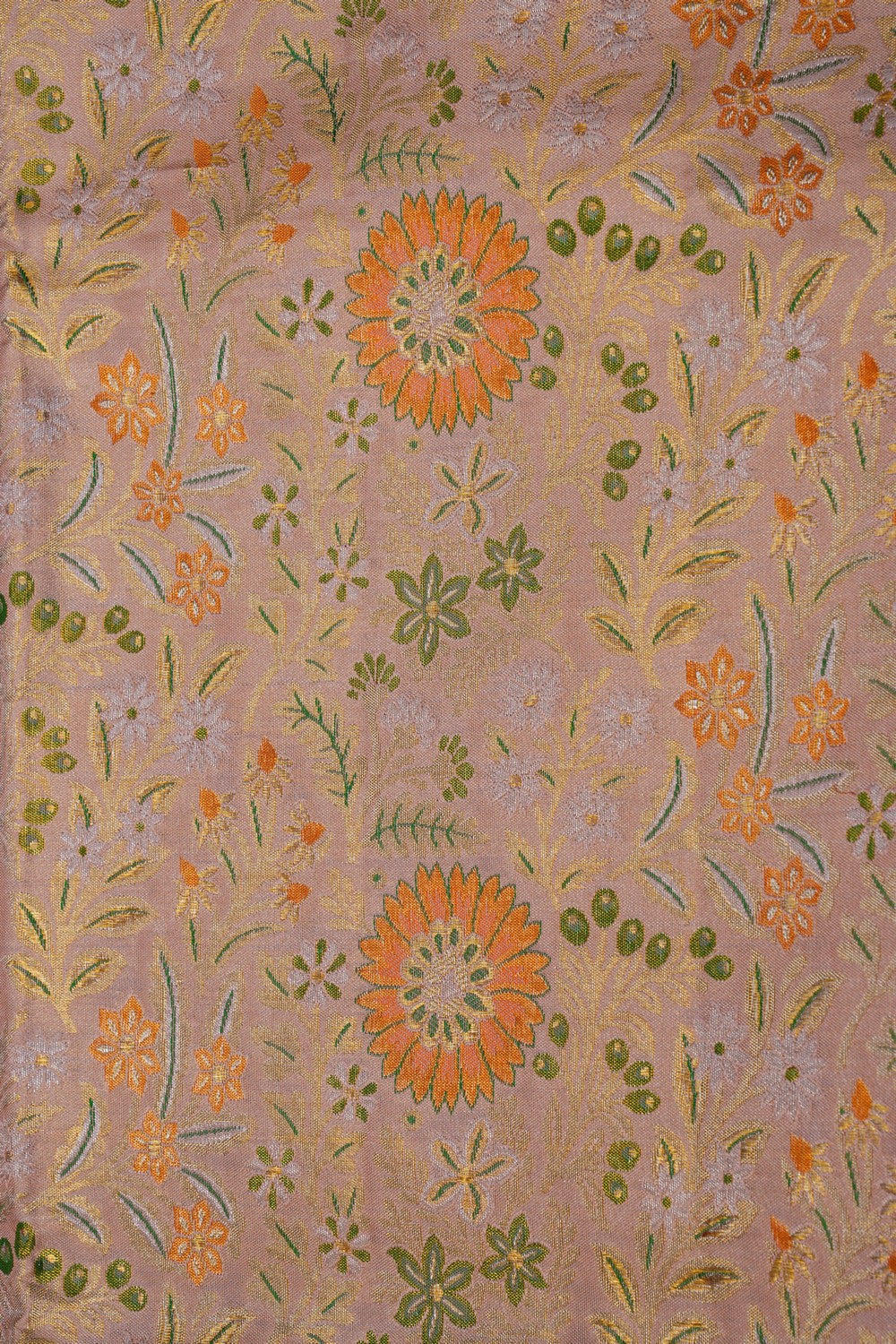 Image of Kanchipattu Tissue Brocade Gold Saree