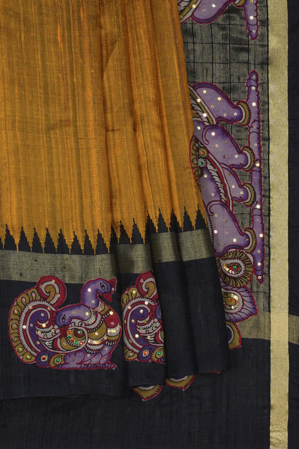 Image of Skillfully Appliquéd Onto The Drape