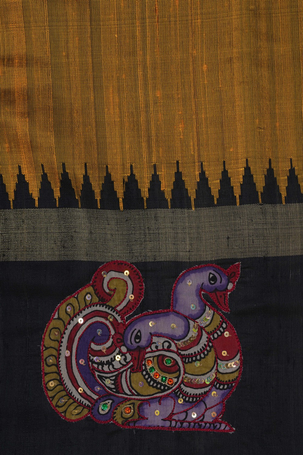 Image of Skillfully Appliquéd Onto The Drape