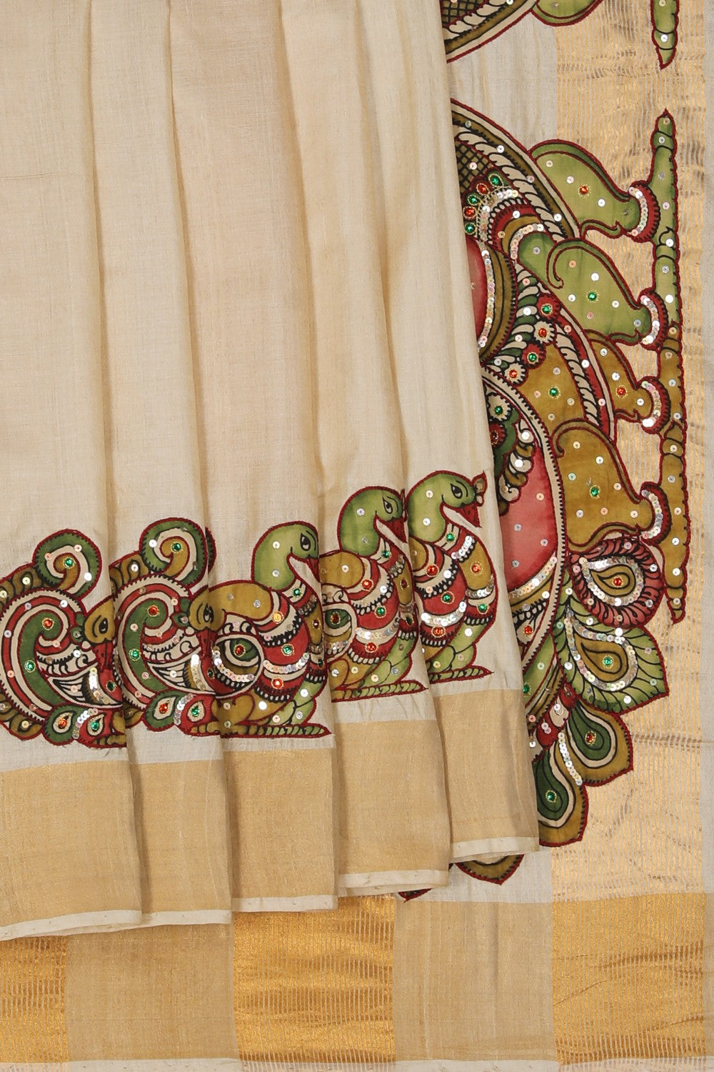 Image of Skillfully Appliquéd Onto The Drape