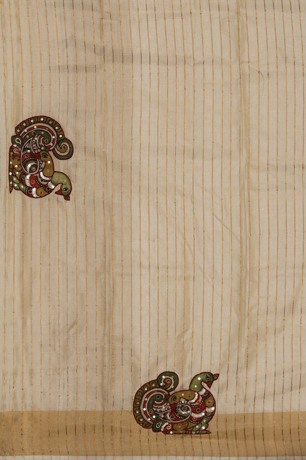 Image of Skillfully Appliquéd Onto The Drape