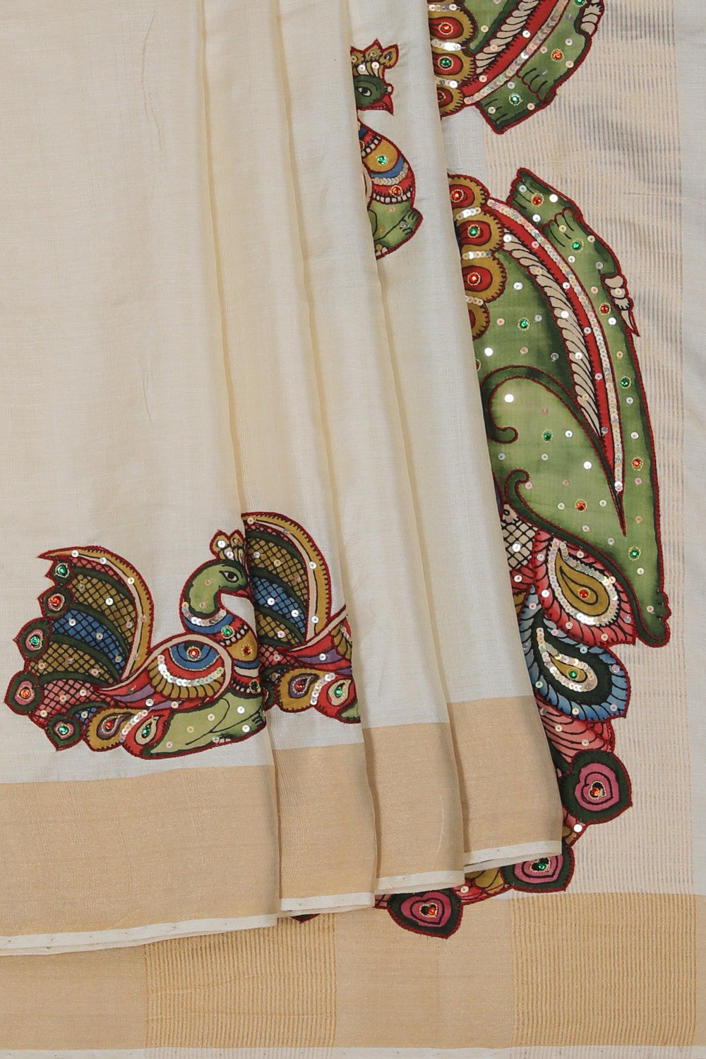 Image of Skillfully Appliquéd Onto The Drape