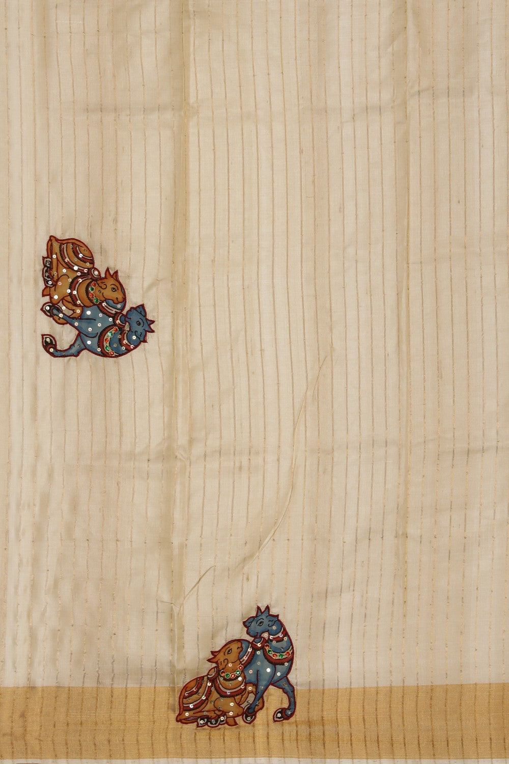 Image of Skillfully Appliquéd Onto The Drape