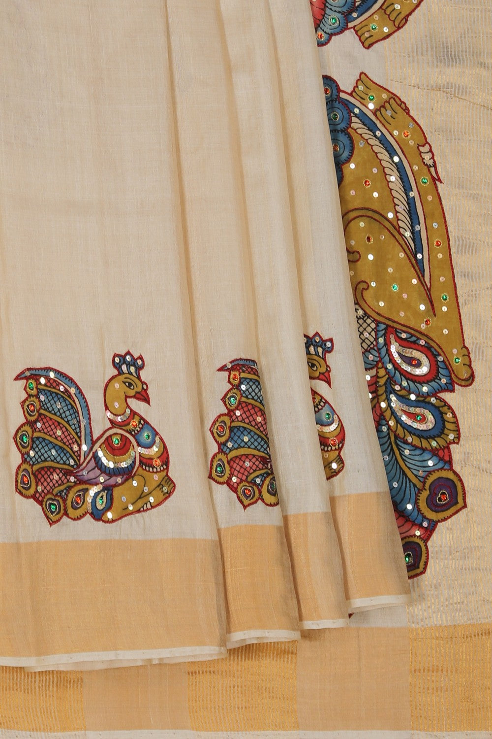 Image of Skillfully Appliquéd Onto The Drape