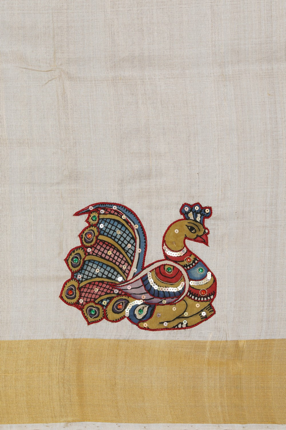 Image of Skillfully Appliquéd Onto The Drape