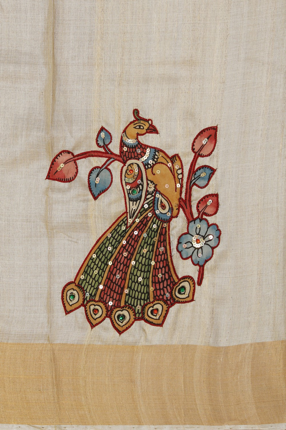 Image of Skillfully Appliquéd Onto The Drape