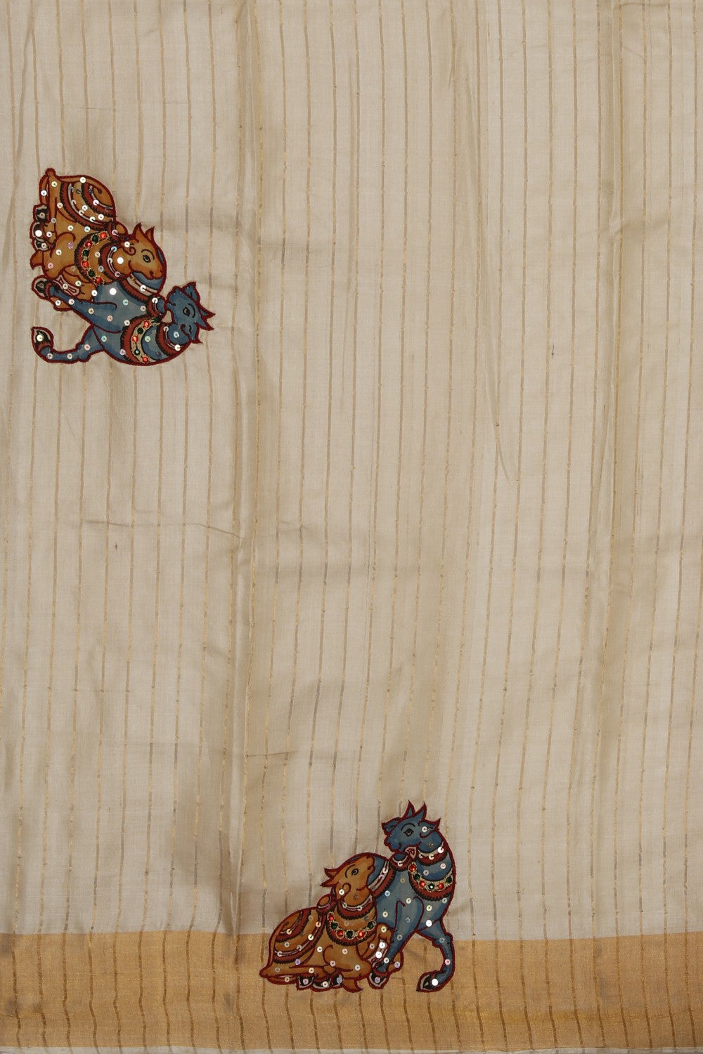 Image of Skillfully Appliquéd Onto The Drape